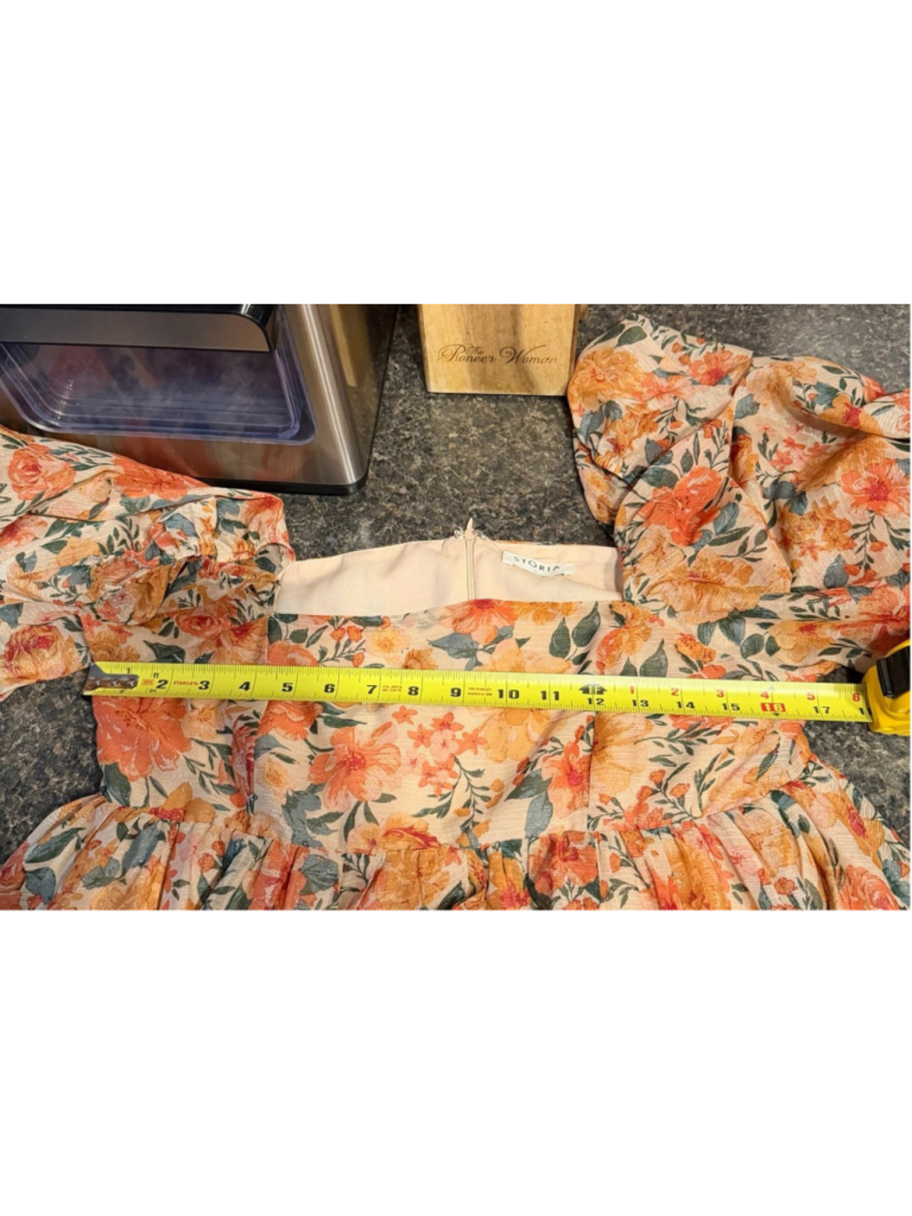 Storia Estelle Babydoll Floral Maxi Dress - Picture 5 of 6